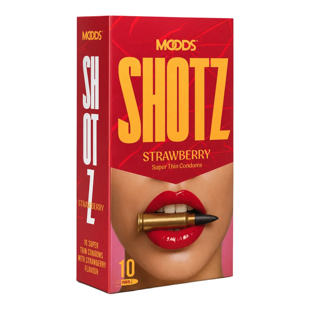 MOODS SHOTZ Strawberry 10s Condoms — picture 2